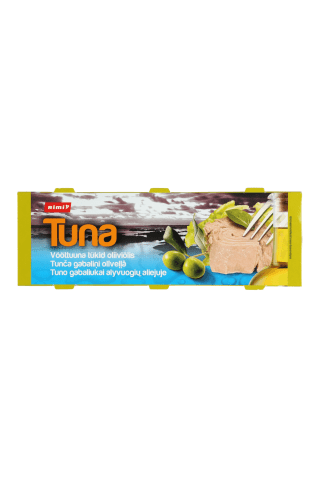 Tunzivs fileja Rimi olīveļļā 3x80g/3x56g