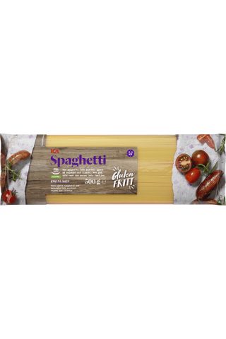 ICA SPAGHETTI MAKARONI BEZ LIPEKĻA 500g