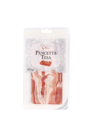 Kūpināta, sagriezta cūkas krūtiņa Pancetta Tesa, 100 g
