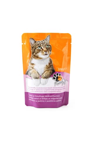 Kons.kaķiem Purrrfect liell/mājp. 100g
