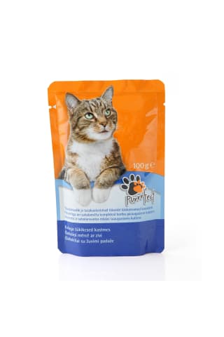 Kons.kaķiem Purrrfect zivju 100g