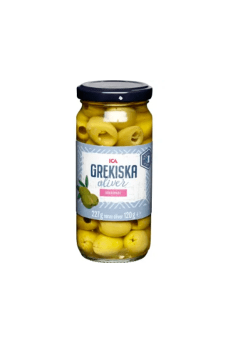 Graikiškos alyvuogės be kauliukų ICA, 227 g