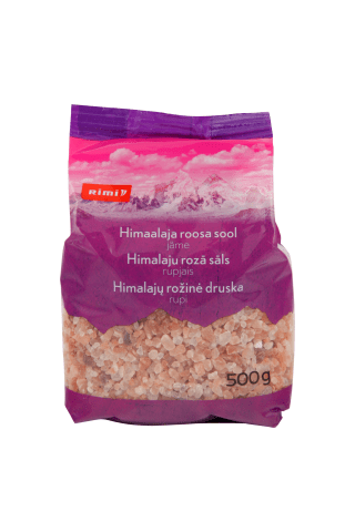 Himalaju rozā sāls Rimi rupjais 500g