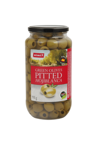 Olīvas, Rimi, zaļās, b.kaul. 935g/455g