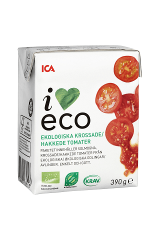 Pjaustyti pomidorai I LOVE ECO, 390 g