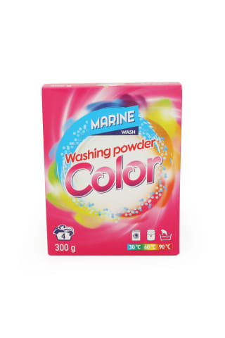 Skalbimo milteliai MARINE COLOR, 4 skalbimai, 300 g