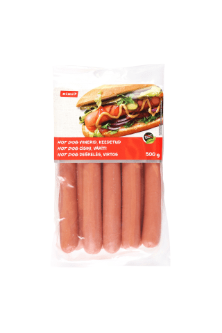 Hot dog Cīsiņi Rimi 500g