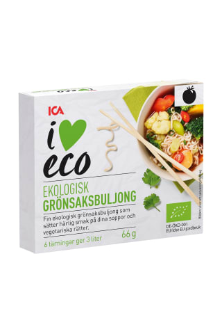 Buljons I Love Eco dārzeņu 66g