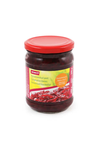 Konservētas bietes ābolu sulā Rimi 480g/295 g