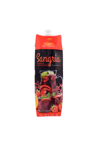 Aromatizēts vīna dzēriens Sangria Bellissimo 7,5% 1l