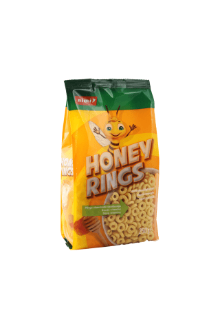 Sausās brokastis Rimi Honey Rings 250g