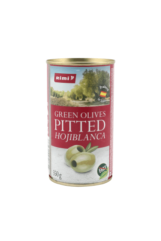 Žaliosios HOJIBLANCA alyvuogės RIMI be kauliukų, 350/150 g