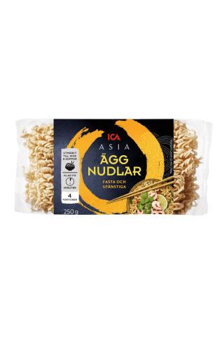 Olu nūdeles ICA 250g