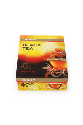 Melnā tēja Rimi 80tm 160g