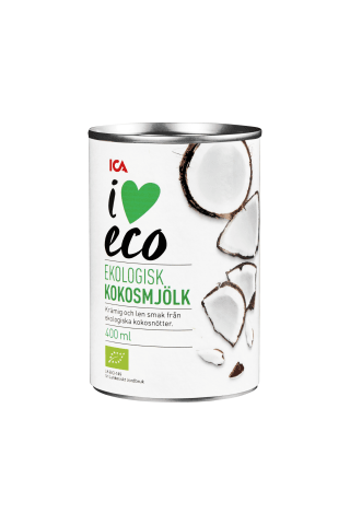 Ekologiškas kokosų pienas I LOVE ECO, 400 ml