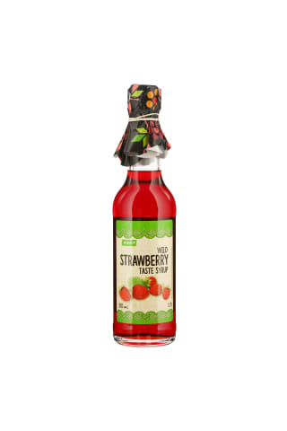 Žemuogių skonio sirupas RIMI, 320 ml
