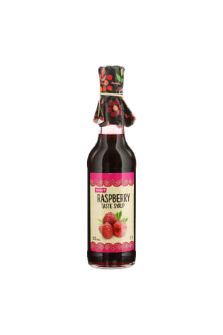 Sirupas aviečių skonio RIMI, 320ml