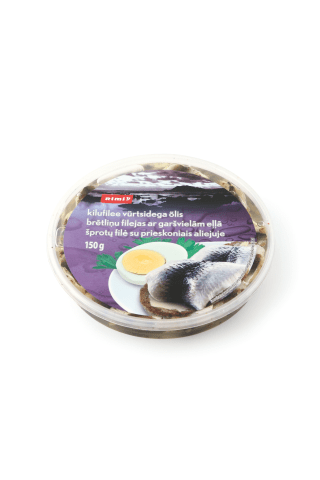 Brētliņu filejas ar garšvielām eļļā Rimi, 150g