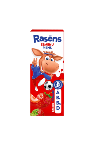 Piena dzēriens Rasēns zemeņu 1,5% 200ml