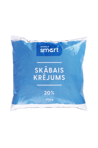 Skābais krējums Rimi Basic polipaka 20% 400g