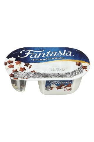 Jogurtas su šokolado žvaigždėmis FANTASIA, 100 g