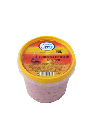 Siļķes fileja majonēzē ar bietēm 350g