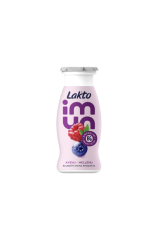 Raudzēts piena produkts Lakto aveņu un melleņu 100g