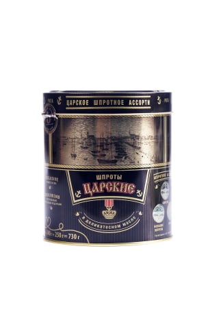 Cara šprotu asorti 730g/548g