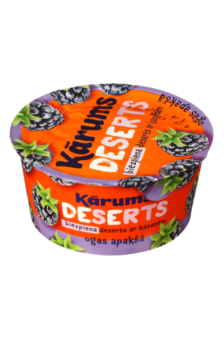 Varškės desertas su gervuogėmis KĀRUMS, 140 g