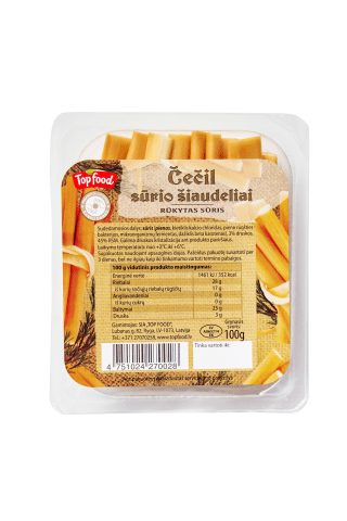 Rūkyto sūrio lazdelės 100g