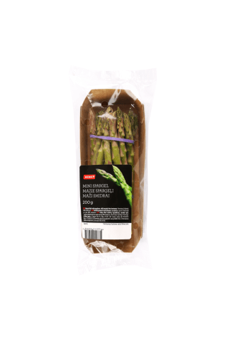 Sparģeļi zaļi mini 220g Rimi
