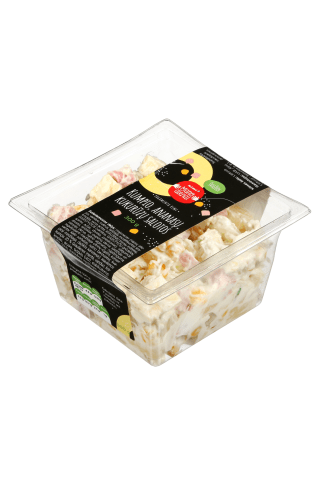 Kumpio,ananasų, kukurūzų salotos, 300 g