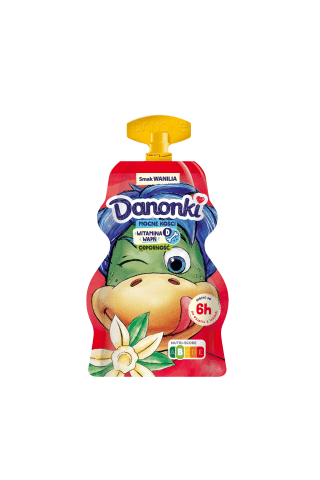 Jogurtas vanilės skonio DANONKI, 70 g