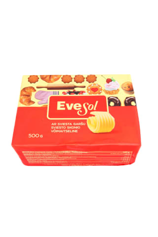 Margarinas kepimui su sviestu EVESOL, 500g