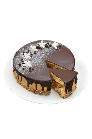 Morengo ir aguonų tortas su karameliniu kremu, 1 kg