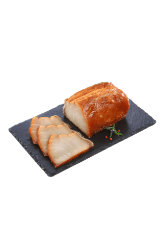 Šaltai rūkyta geltonDRYžė riebžuvė (Lepidocybium flavobrunneum), 1 kg