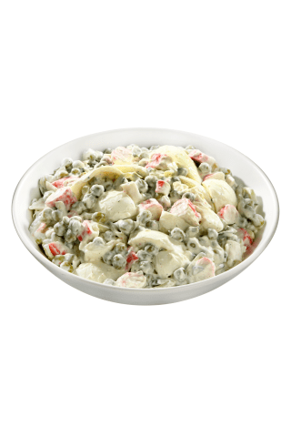 Kiaušinių salotos su krabų skonio lazdelėmis,1 kg