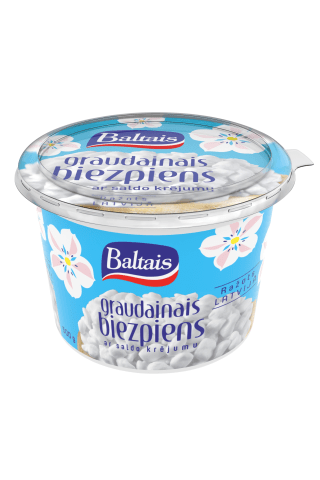 Graudainais biezpiens Baltais 500g