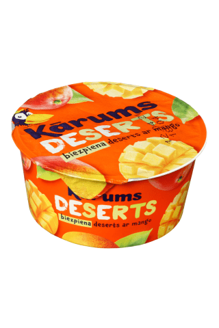 Desertinis varškės kremas su mangais KĀRUMS, 140 g