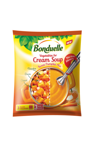 Krēmzupa Bonduelle ķirbju-burkānu 400g