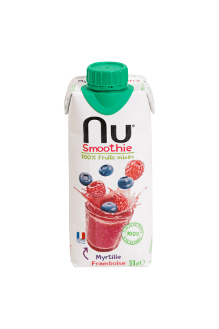 Smūtijs NU melleņu, aveņu 0,33L