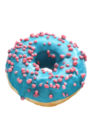 Atitirpinta spurga Išdaiga BUBBLE GUM DONUT MANTINGA, 55 g