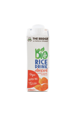 Migdolų skonio ryžių gėrimas BIO, 250ml