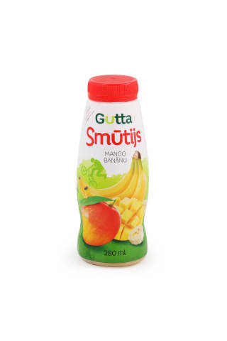 Smūtijs mango – banānu Gutta 280ml