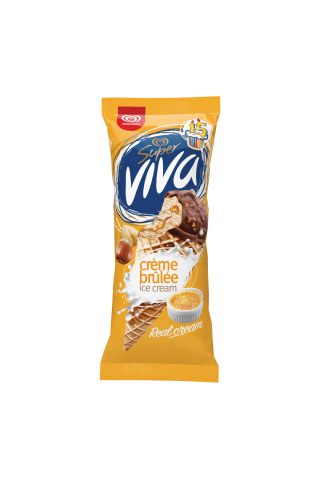 Saldējums Super Viva krēms brulē 180ml