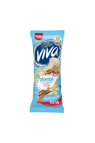 Saldējums Super Viva plombīrs 180ml