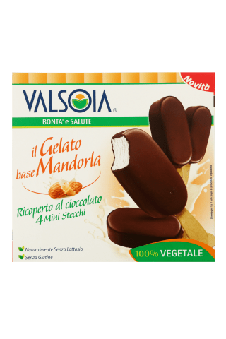 Saldējums Valsoia mandeļu 4x50g