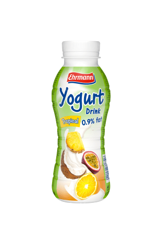 Dzeramais jogurts Ehrmann ar tropiskiem augļiem 330g