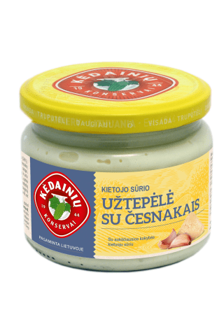 Kietojo sūrio užtepėlė su česnakais, 280 g