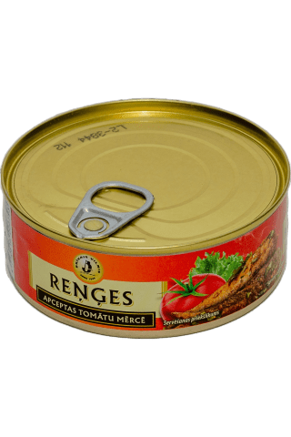 Reņģes apceptas tomātu mērcē 240g/168g ar atsl.